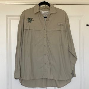 UEC Columbia Outdoor shirt WM gray/tan Size L